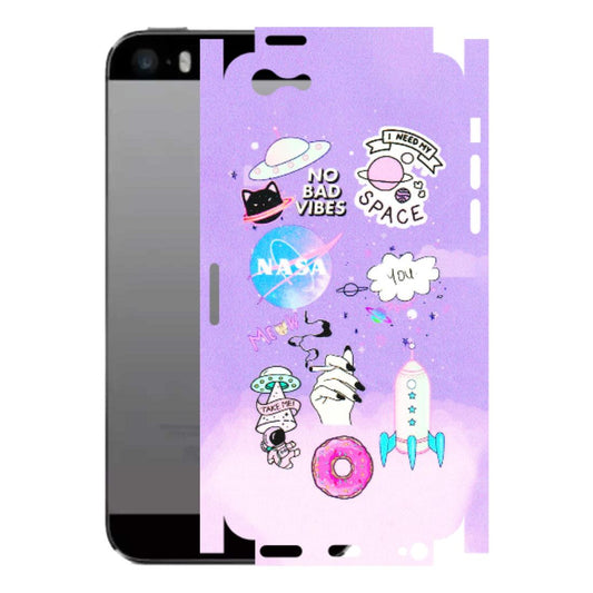 Apple iPhone Skins (All Models) - I Need My Nasa   Skin - 3D Embossed Finish (L-149) iPhone 5