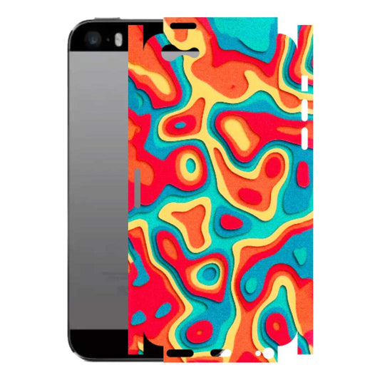 Apple iPhone Skins (All Models) - Abstract Swirl - 3D Embossed Finish (L-150) iPhone 5