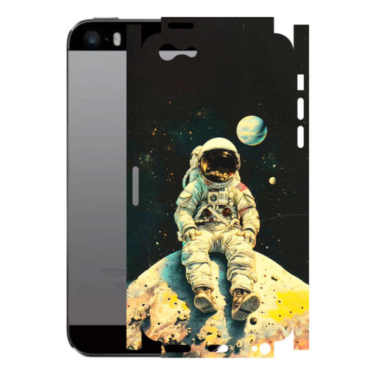 Apple iPhone Skins (All Models) - Astronaut in Space - 3D Embossed Finish (L-16) iPhone 5