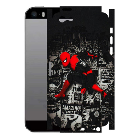 Apple iPhone Skins (All Models) - SpiderMan New - 3D Embossed Finish (L-162) iPhone 5