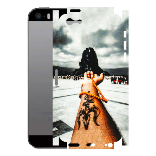Apple iPhone Skins (All Models) - Jai Adiyogi Mahakaal - 3D Embossed Finish (L-164) iPhone 5