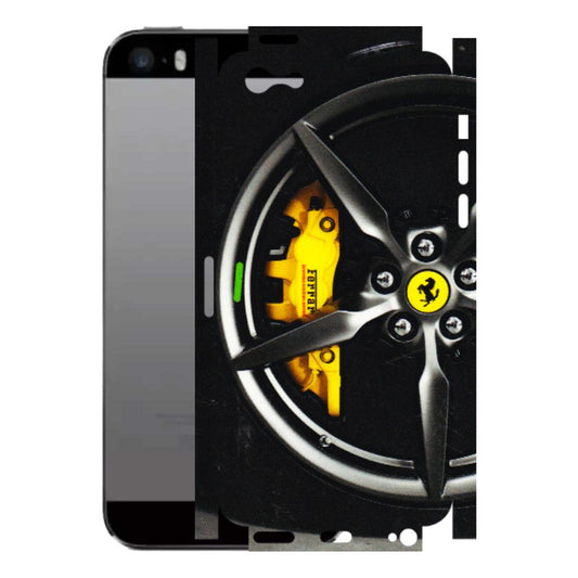 Apple iPhone Skins (All Models) - Ferrari Wheel Alloy - 3D Embossed Finish (L-173) iPhone 5