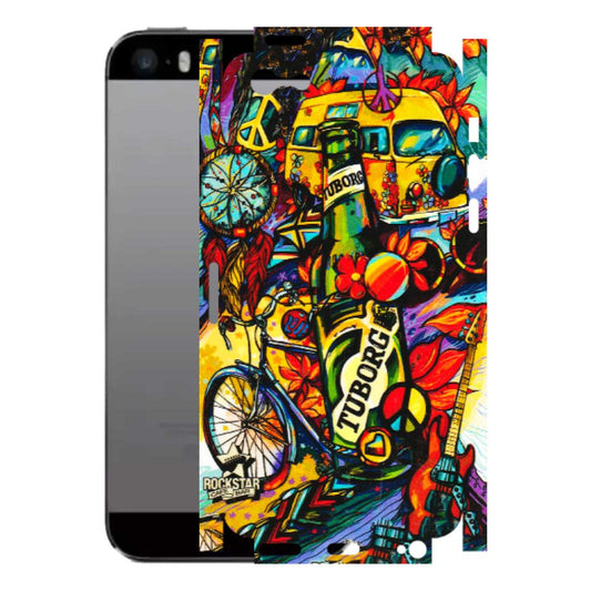 Apple iPhone Skins (All Models) - Cool Beer Bottle - 3D Embossed Finish (L-193) iPhone 5