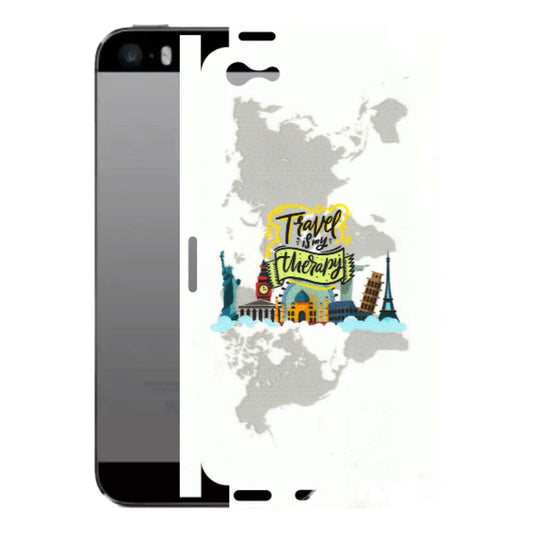 Apple iPhone Skins (All Models) - Travel Therapy - 3D Embossed Finish (L-199) iPhone 5