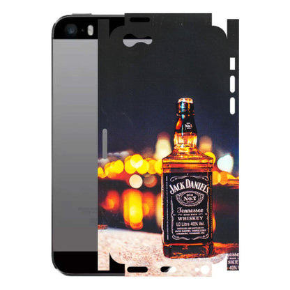 Apple iPhone Skins (All Models) - JD Whiskey Bottle - 3D Embossed Finish (L-20) iPhone 5