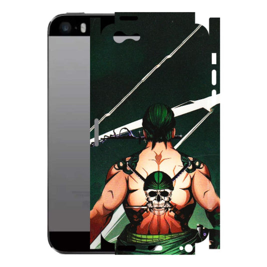Apple iPhone Skins (All Models) - Zoro Anime - 3D Embossed Finish (L-23) iPhone 5