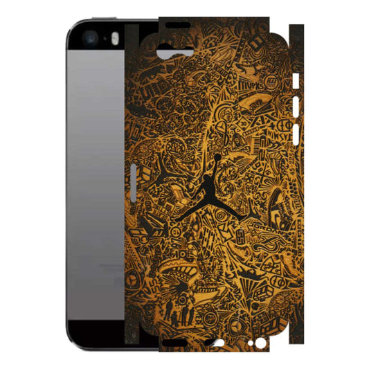 Apple iPhone Skins (All Models) - Premium Gold Basketball Player - 3D Embossed Finish (L-236) iPhone 5