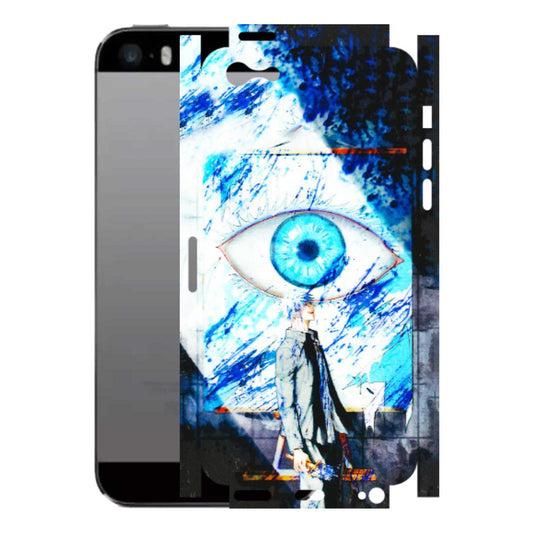 Apple iPhone Skins (All Models) - Gojo Satoru evil eye - 3D Embossed Finish (L-239) iPhone 5