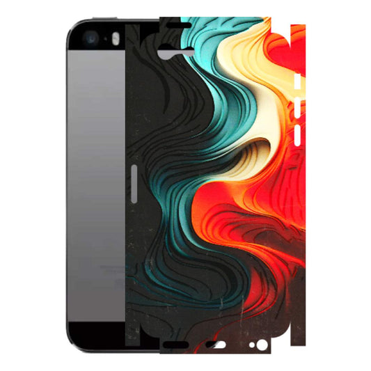 Apple iPhone Skins (All Models) - The Silky Swirl - 3D Embossed Finish (L-240) iPhone 5
