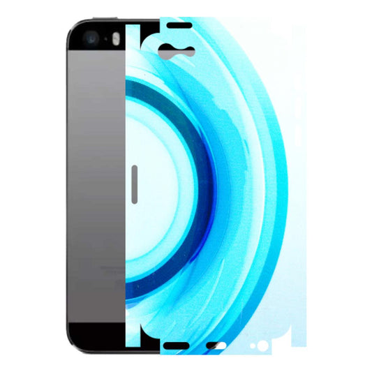 Apple iPhone Skins (All Models) - The Blue Curve - 3D Embossed Finish (L-244) iPhone 5