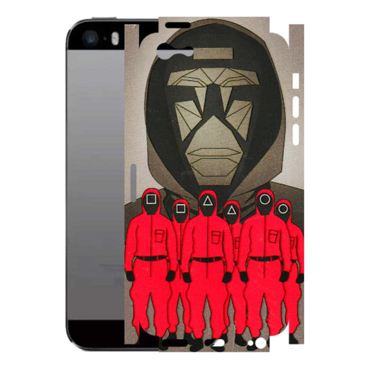 Apple iPhone Skins (All Models) - Squid Game Hero - 3D Embossed Finish (L-245) iPhone 5