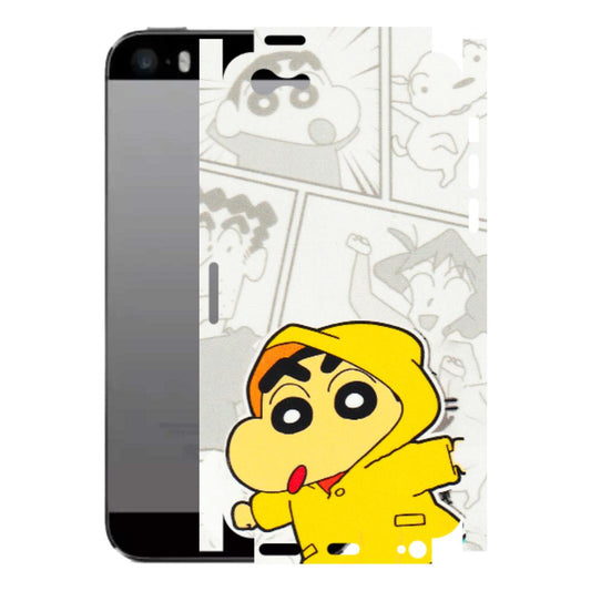 Apple iPhone Skins (All Models) - Yellow Shinchan Comic - 3D Embossed Finish (L-246) iPhone 5