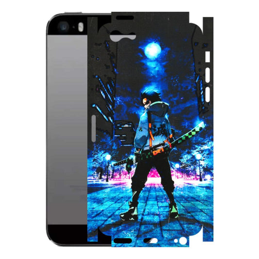 Apple iPhone Skins (All Models) - Demon Slayer Sword - 3D Embossed Finish (L-247) iPhone 5