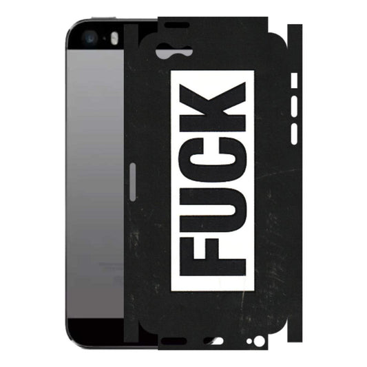 Apple iPhone Skins (All Models) - The F Word - 3D Embossed Finish (L-255) iPhone 5