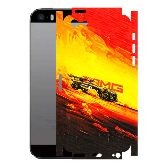 Apple iPhone Skins (All Models) - AMG Car Speed Cover - 3D Embossed Finish (L-256) iPhone 5