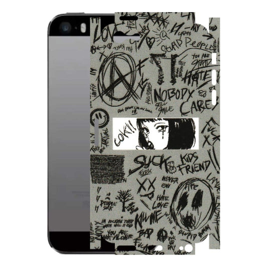 Apple iPhone Skins (All Models) - Never Have Love Anime - 3D Embossed Finish (L-260) iPhone 5