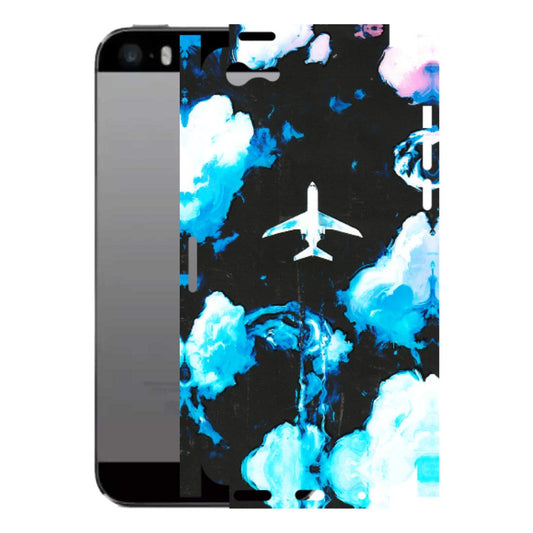 Apple iPhone Skins (All Models) - Travel In Airline - 3D Embossed Finish (L-264) iPhone 5