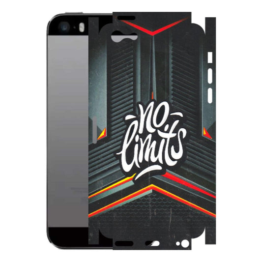 Apple iPhone Skins (All Models) - No Limits - 3D Embossed Finish (L-286) iPhone 5