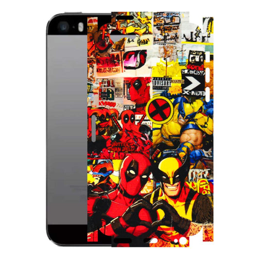 Apple iPhone Skins (All Models) - Spidy Wolverine - 3D Embossed Finish (L-310) iPhone 5