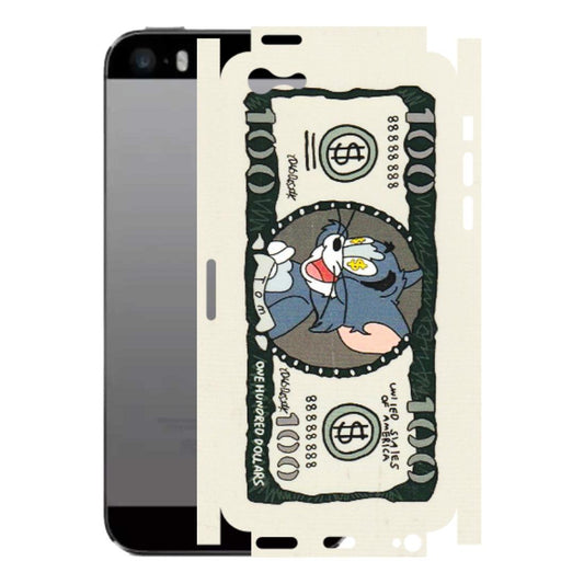 Apple iPhone Skins (All Models) - Tom Hundred Dollar - 3D Embossed Finish (L-324) iPhone 5