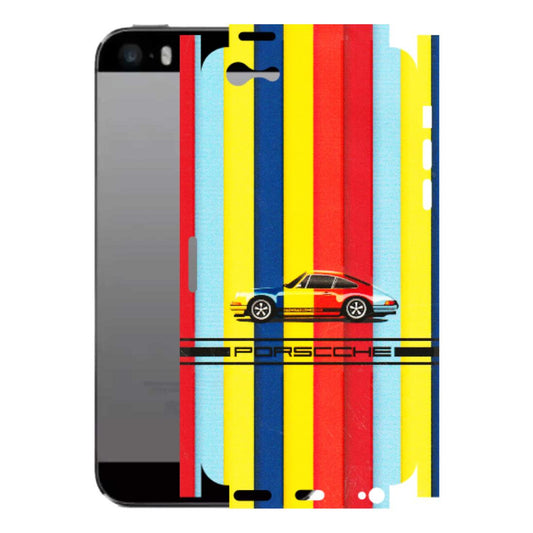 Apple iPhone Skins (All Models) - Multicolour Porche - 3D Embossed Finish (L-39) iPhone 5