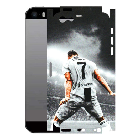 Apple iPhone Skins (All Models) - Ronaldo CR7 Crazy - 3D Embossed Finish (L-44) iPhone 5