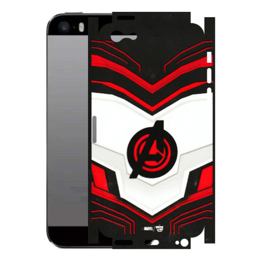 Apple iPhone Skins (All Models) - Avengers Logo - 3D Embossed Finish (L-55) iPhone 5