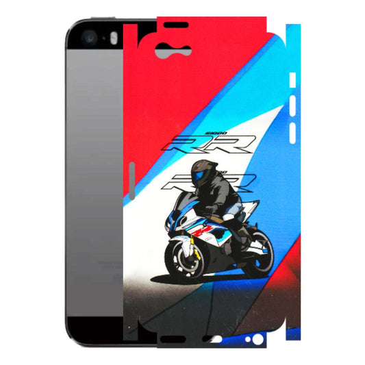 Apple iPhone Skins (All Models) - Bikers Love - 3D Embossed Finish (L-58) iPhone 5