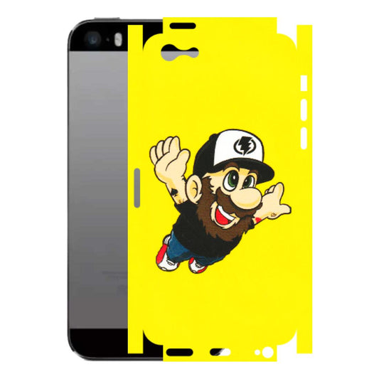 Apple iPhone Skins (All Models) - Flying Beardo - 3D Embossed Finish (L-60) iPhone 5