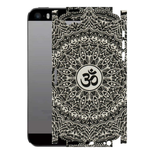 Apple iPhone Skins (All Models) - Aum Elegant Mandala - 3D Embossed Finish (L-62) iPhone 5