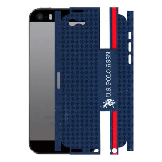 Apple iPhone Skins (All Models) - US POLO Designer Brand - 3D Embossed Finish (L-65) iPhone 5