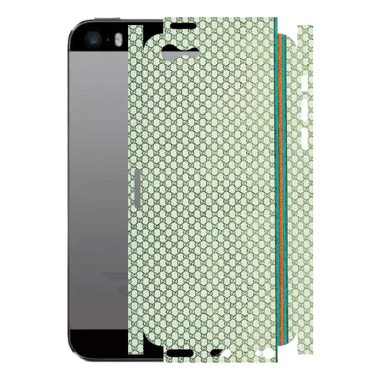 Apple iPhone Skins (All Models) - Gucci Fabric Pattern - 3D Embossed Finish (L-73) iPhone 5