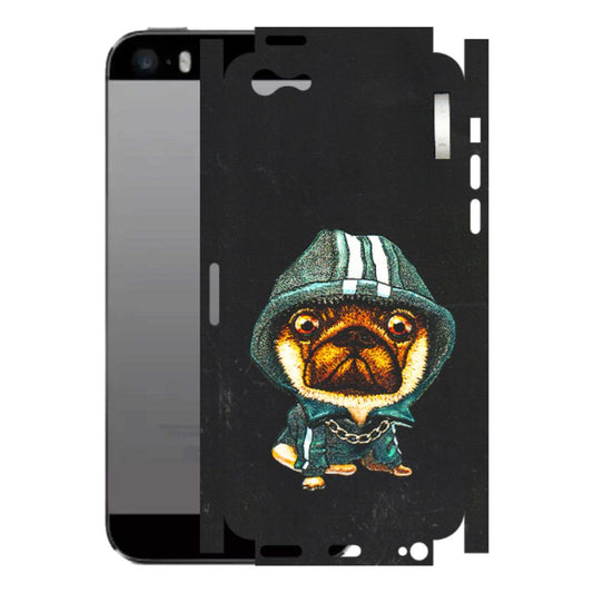 Apple iPhone Skins (All Models) - Puppy N Hoodie - 3D Embossed Finish (L-90) iPhone 5