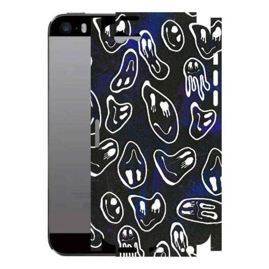 Apple iPhone Skins (All Models) - Distorted Smileys - 3D Embossed Finish (L-92) iPhone 5