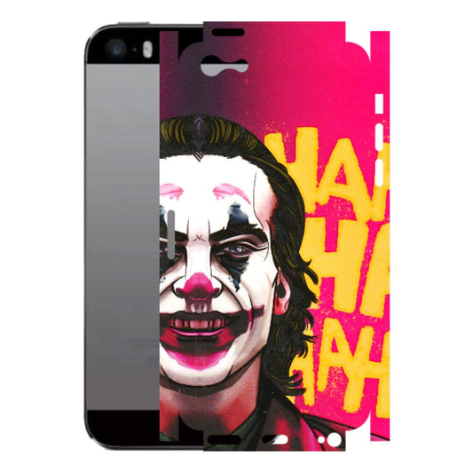 Apple iPhone Skins (All Models) - Joker Evil Laugh - 3D Embossed Finish (L-97) iPhone 5