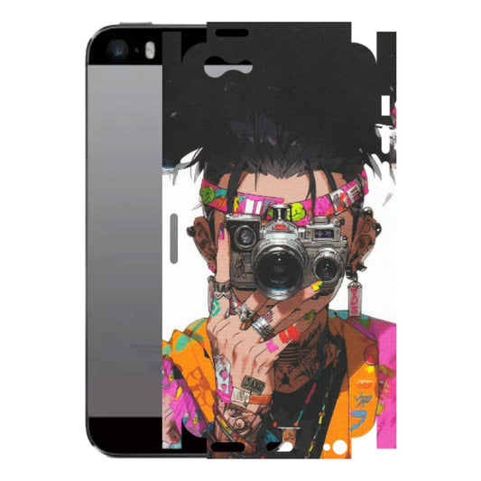 Apple iPhone Skins (All Models) - Camera Lover Girl - Matte Finish (M-09) iPhone 5