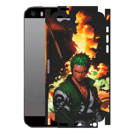 Apple iPhone Skins (All Models) - Roronoa Zoro - Matte Finish (M-102) iPhone 5