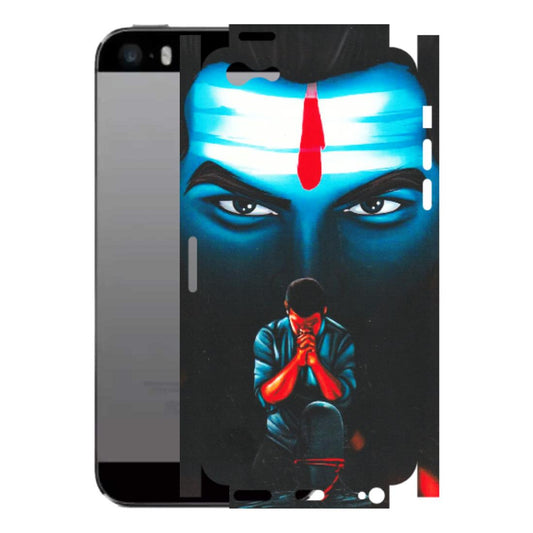 Apple iPhone Skins (All Models) - Mahakal Bhakt - Matte Finish (M-112) iPhone 5