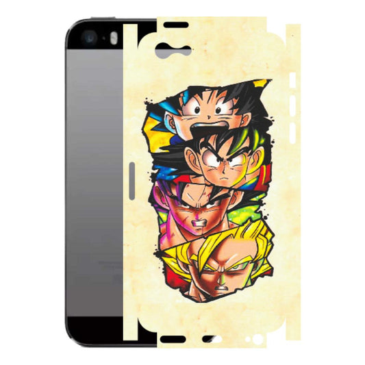 Apple iPhone Skins (All Models) - Angry Multi Anime - Matte Finish (M-113) iPhone 5