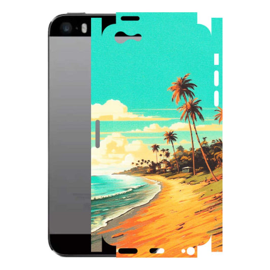 Apple iPhone Skins (All Models) - Miami Beach - Matte Finish (M-136) iPhone 5