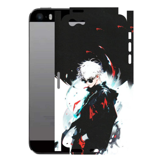 Apple iPhone Skins (All Models) - Gojo Powerful Charater Kaisen Anime - Matte Finish (M-144) iPhone 5