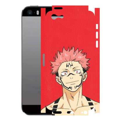 Apple iPhone Skins (All Models) - Ryomen Sukuna Fun Anime - Matte Finish (M-153) iPhone 5
