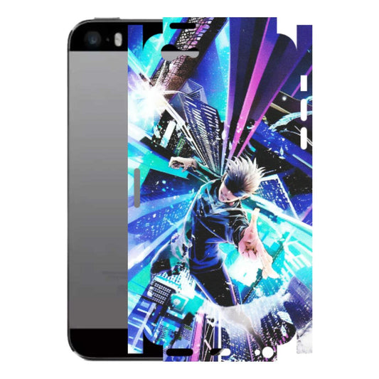 Apple iPhone Skins (All Models) - Manga Action Jujustu Kaisen Anime - Matte Finish (M-155) iPhone 5