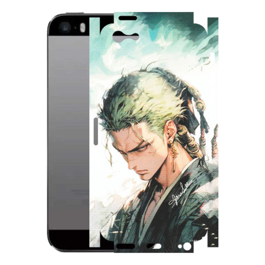 Apple iPhone Skins (All Models) - Pirate Hunter One Piece Anime - Matte Finish (M-157) iPhone 5