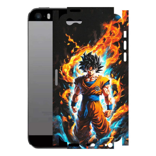 Apple iPhone Skins (All Models) - Goku Transformation Anime - Matte Finish (M-159) iPhone 5