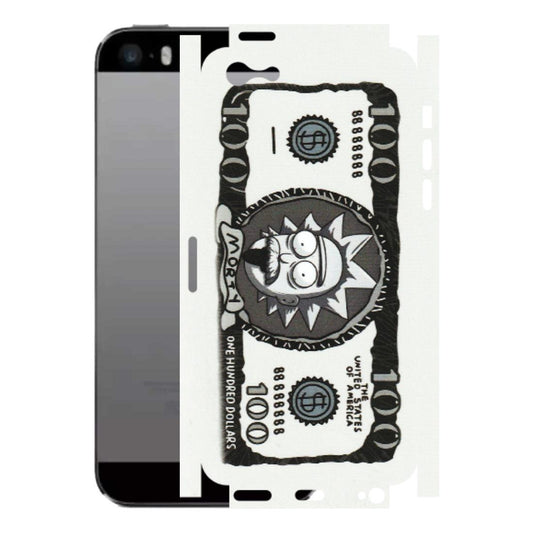 Apple iPhone Skins (All Models) - Rick And Morty Hundred Dollar Anime - Matte Finish (M-161) iPhone 5