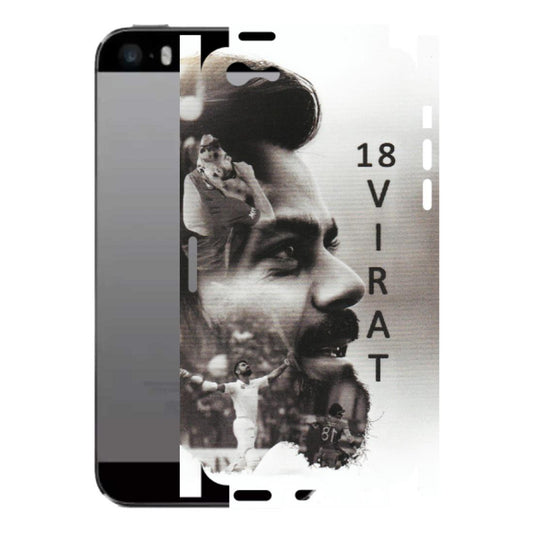Apple iPhone Skins (All Models) - Virat Kohli Cricketer - Matte Finish (M-163) iPhone 5