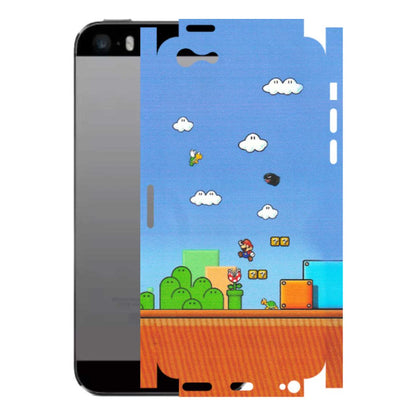 Apple iPhone Skins (All Models) - Mario Game Scene - Matte Finish (M-24) iPhone 5