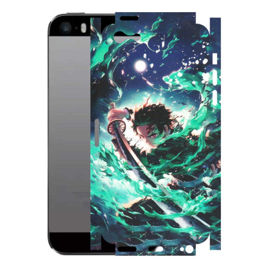 Apple iPhone Skins (All Models) - Sword Fighter Anime - Matte Finish (M-29) iPhone 5