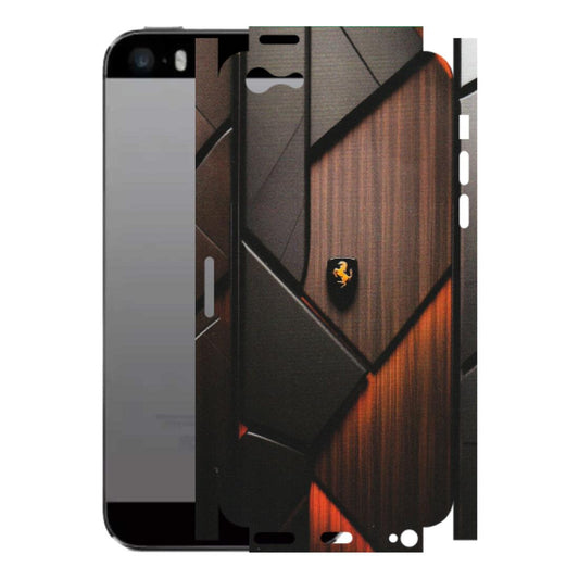 Apple iPhone Skins (All Models) - Lambo Beauty Wood Pattern Sober - Matte Finish (M-51) iPhone 5